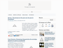 Tablet Screenshot of laroscapolitica.com.ar